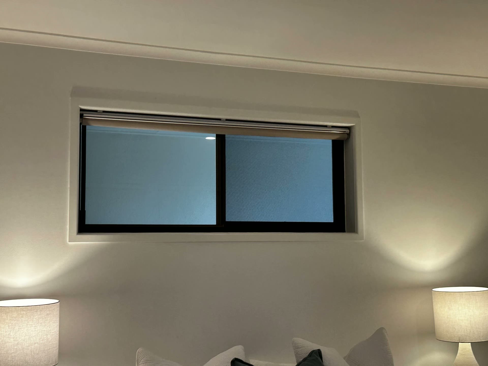 Existing bedroom window facing the internal dividing lane